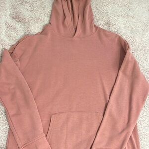 Light weight Darkish Light Pink Hoodie